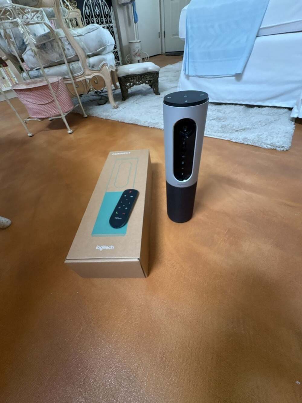 Logitech ConferenceCam Connect Portable Video Conferencing System with Box